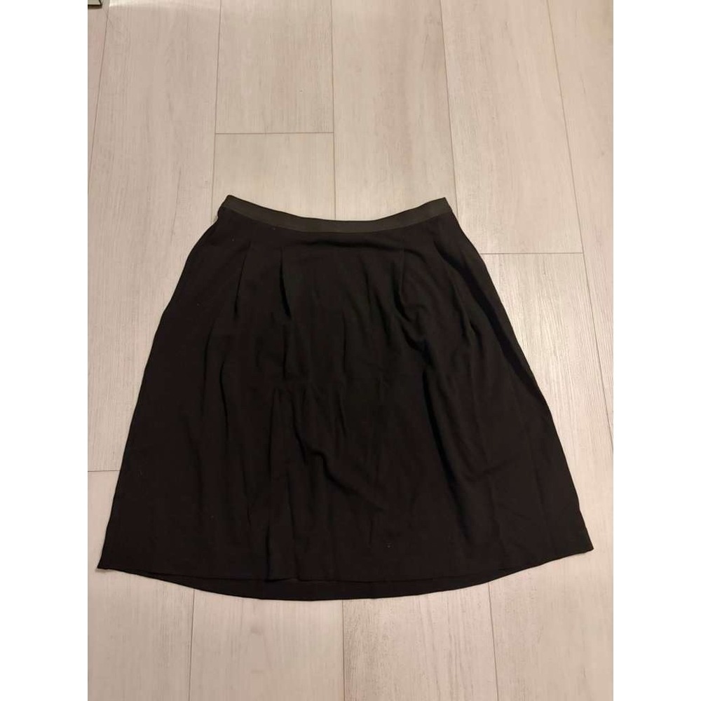 Eileen Fisher Skirt A Line Pull‎ On Stretch Size L Black